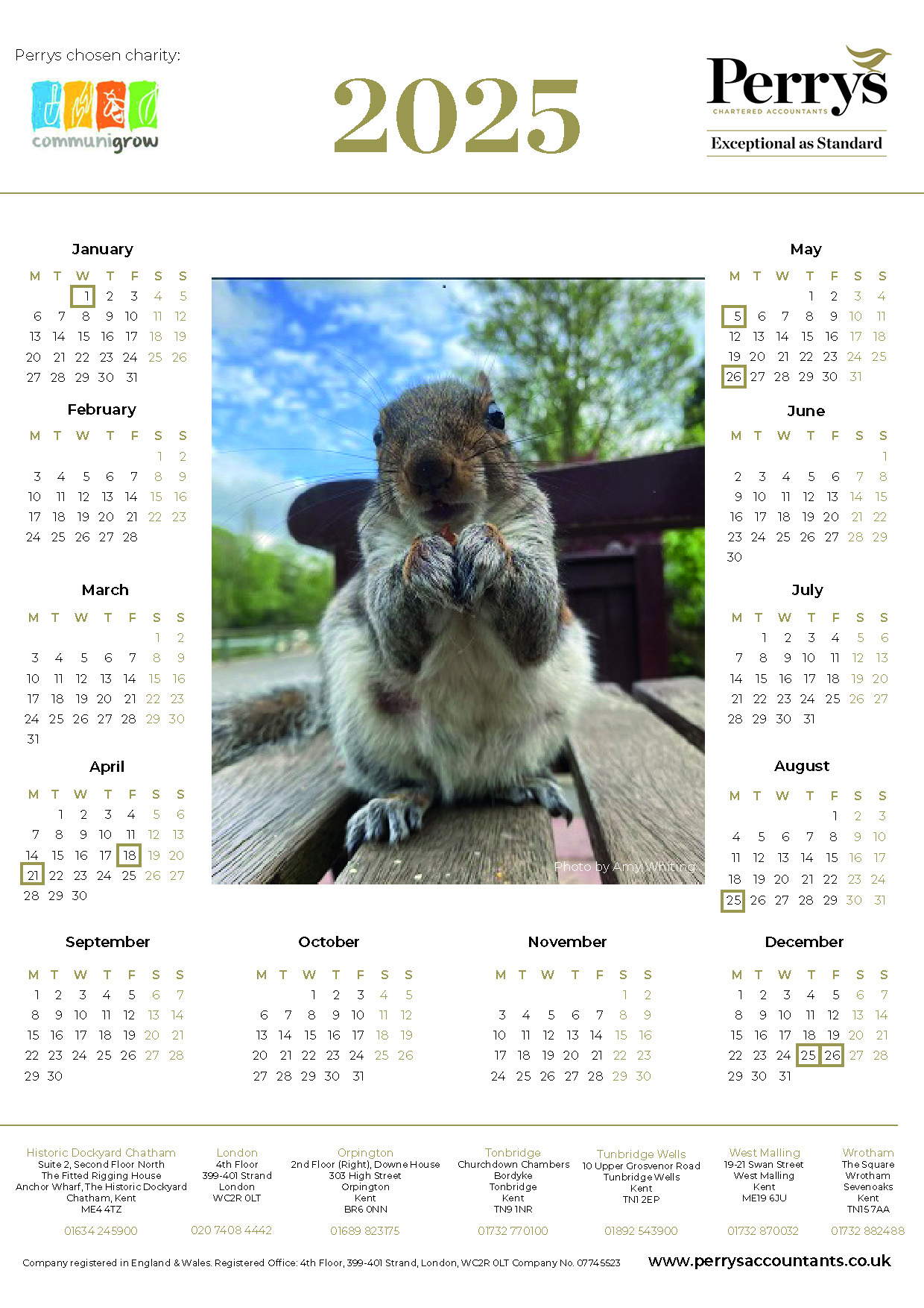 Perrys 2025 Calendar