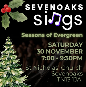 Sevenoaks sings poster