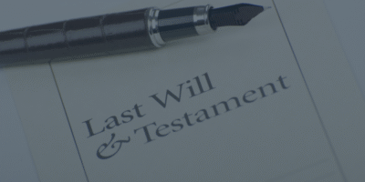 will and a pen in a picture to help visualise wills