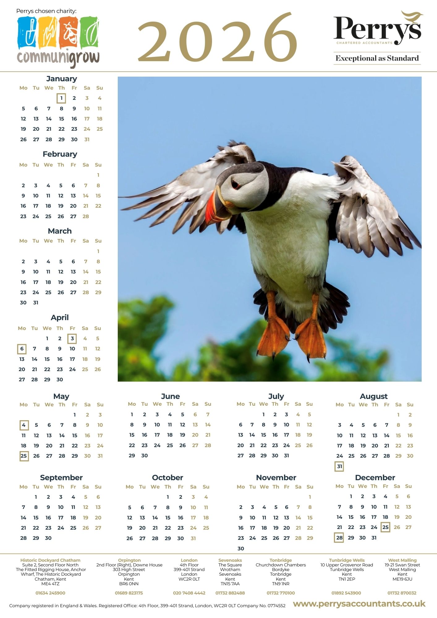 Perrys 2026 Calendar